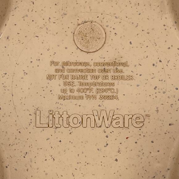 Vintage LittonWare 6 Cupcake Muffin Egg Pan #39284 Microwave or Oven Use - Picture 3 of 9